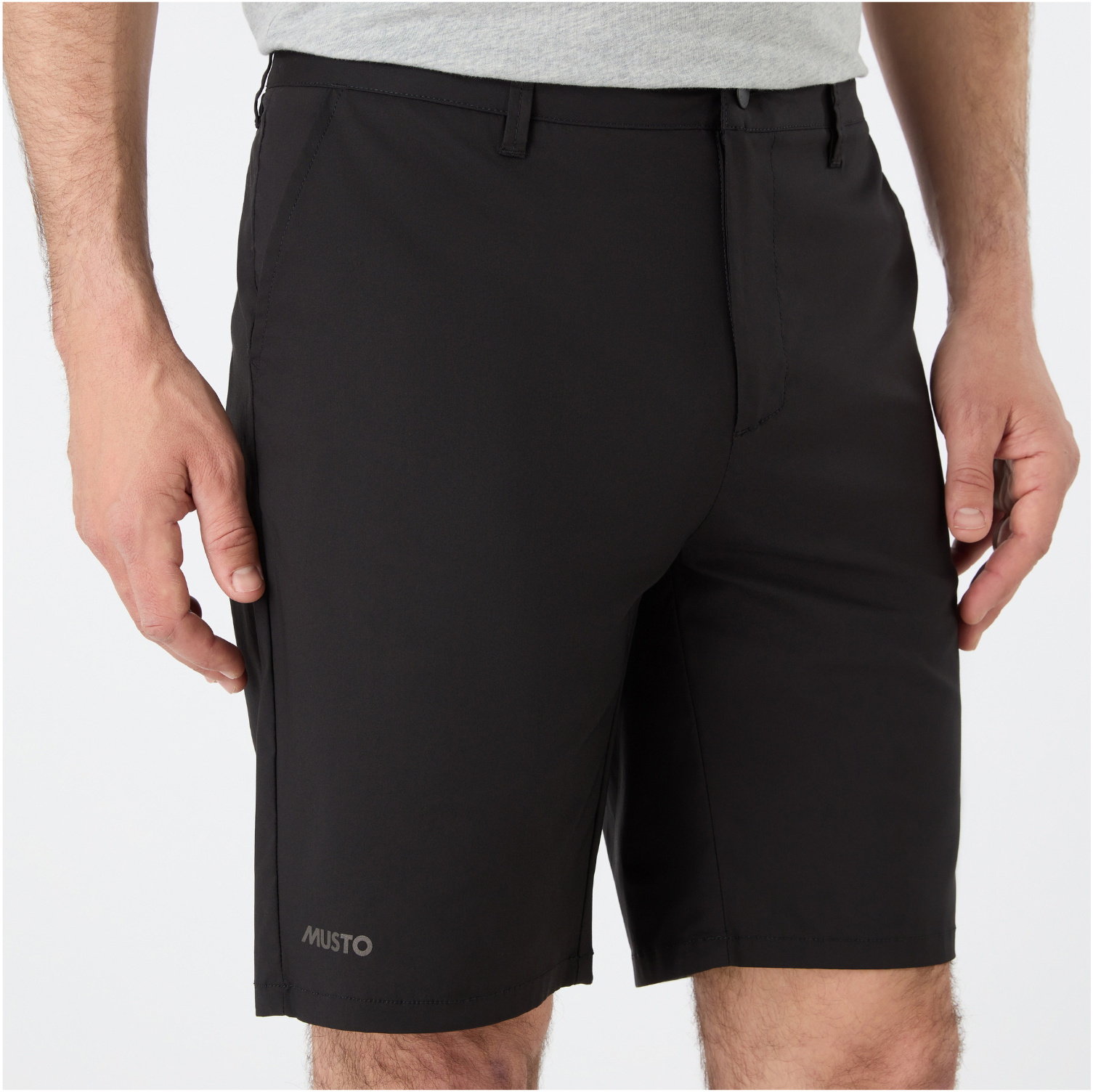 2025 Musto Mens Rib Fast Dry Sailing Shorts 82424 - Black